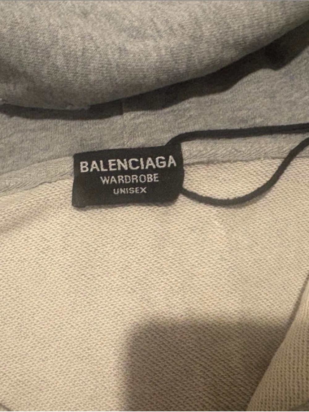 Balenciaga zip up hoodie